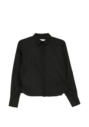 sacai button-up twill shirt - Black