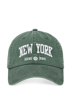 ANINE BING Jeremy baseball cap New York University - cilantro - Green