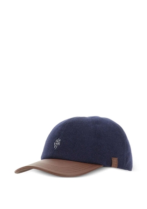 Eleventy logo-embroidered baseball cap - Blue