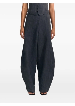 Cortana wide-leg high waisted trousers - Grey