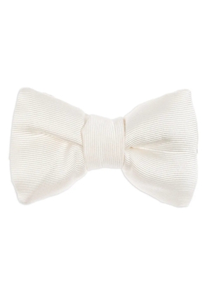 TOM FORD ribbed bow - White