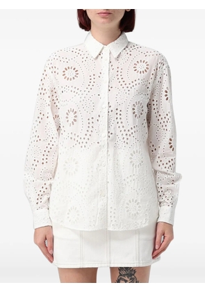 MC2 Saint Barth broderie-anglaise shirt - White