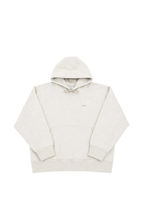 Nike logo-embroidered hoodie - Grey