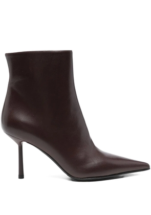 Le Silla 80mm Bella pointed-toe stiletto boots - Red