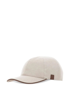 Eleventy logo-patch baseball cap - Neutrals
