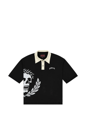 GODSPEED Victor skull-print polo shirt - Black