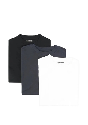 JIL SANDER+ logo-patch T-shirt (set of three) - Black