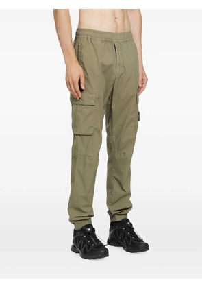 Stone Island logo-patch cargo pants - Green