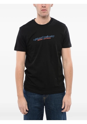 Diesel logo-print crew-neck T-shirt - Black