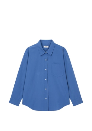 TOMBOY button-down long-sleeve cotton shirt - Blue