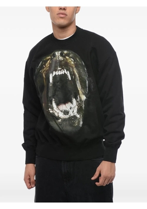 1989 STUDIO graphic-print brushed-cotton sweatshirt - Black
