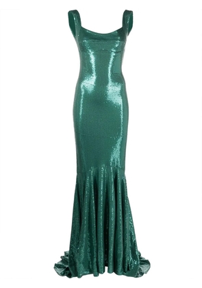 Atu Body Couture sequin-embellished evening gown - Green