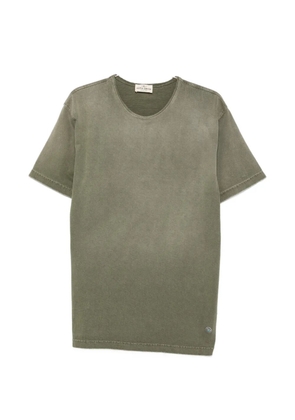 ANTIK DENIM logo-plaque T-shirt - Green