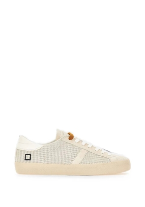 D.A.T.E. Hill Low perforated suede sneakers - Neutrals