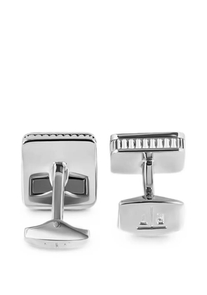 Tateossian Giza Ice enamel-texture cufflinks - Silver