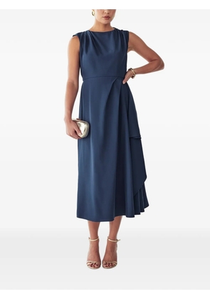 WILLA Giselle sleeveless midi dress - Blue