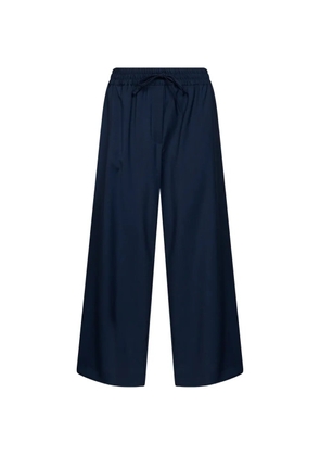 Weekend Max Mara drawstring wide-leg trousers - Blue