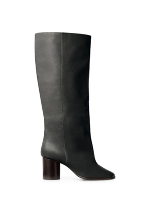 LEMAIRE Crease Sleeve boots in soft glossy leather - Black