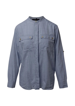 Isabel Marant Vintage button-up long-sleeve shirt - Blue