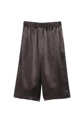 Alysi elasticated-waistband shorts - Brown