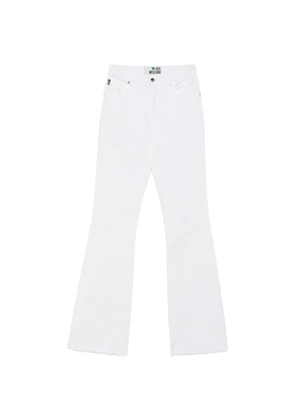 Love Moschino raw-cut flared jeans - White