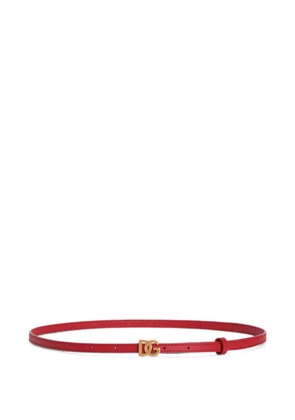 Dolce & Gabbana calfskin belt - Red