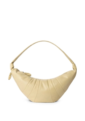 LEMAIRE large Croissant bag in leather - Yellow