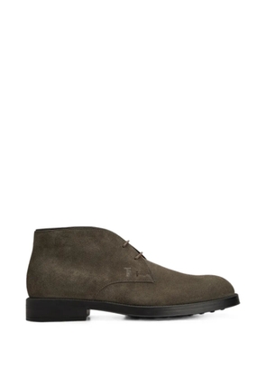 Tod's desert boots in suede - Green