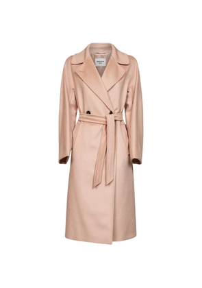 Weekend Max Mara double-breasted belted coat - Pink