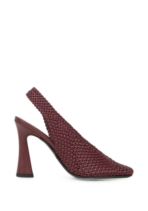 ETRO woven slingback pumps - Red