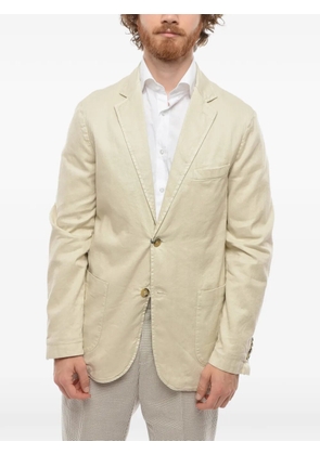 Cruna single-breasted patch-pockets blazer - Neutrals