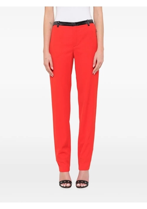 Lanvin satin-waistband trousers - Red