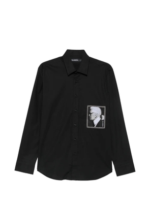 Karl Lagerfeld graphic-print shirt - Black