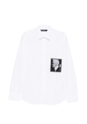 Karl Lagerfeld graphic-print shirt - White