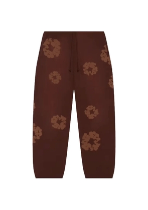 Denim Tears Cotton Wreath track pants - Brown