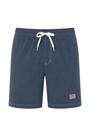 Metalwood Studio logo-patch swim shorts - Grey