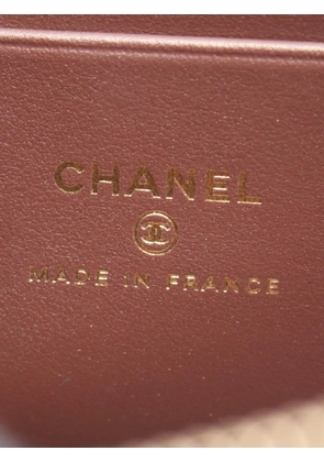 CHANEL Pre-Owned 2021 Vanity matelassé shoulder bag - Black