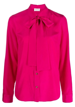P.A.R.O.S.H. pussy-bow collar blouse - Pink