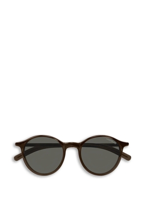 Montblanc round-frame sunglasses - Brown
