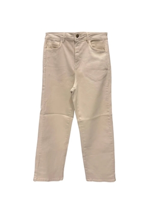 EMME straight-leg five-pocket jeans - Neutrals