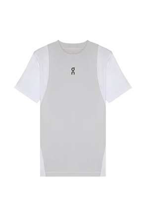 On Train Volt-T logo-print T-shirt - Grey