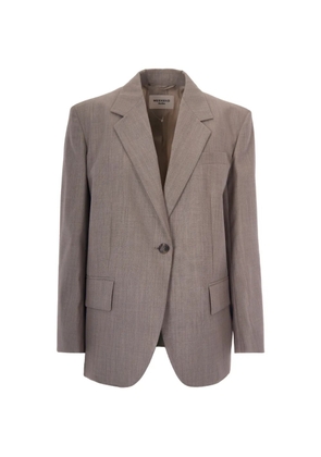 Max Mara single-breasted wool blazer - Neutrals