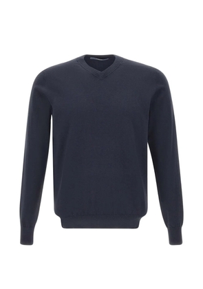 People Of Shibuya Semi Brighton V-neck knit - Blue