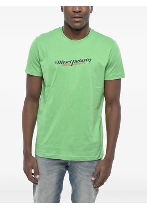 Diesel logo-print crew-neck T-shirt - Green