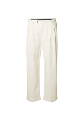 SELECTED pleated trousers - White