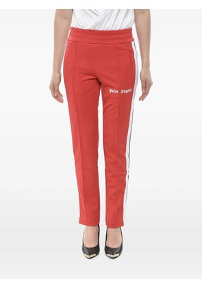 Palm Angels logo-print side-stripe track pants - Red