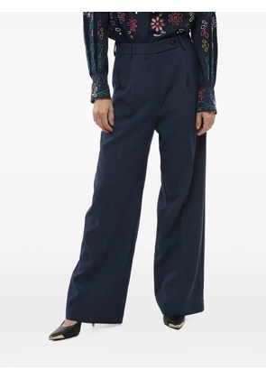 Department 5 pleated-front palazzo pants - Blue