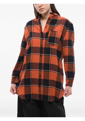 Woolrich checked breast-pocket shirt - Orange