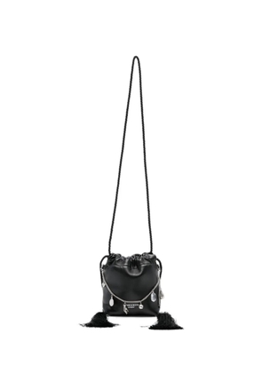 Ann Demeulemeester small Zoi charm-embellished tassel-detail bucket bag - Black