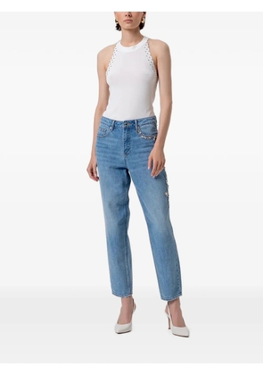 FRACOMINA embellished Mom-fit jeans - Blue